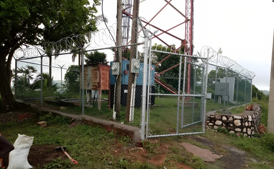 Cell Tower Security Fence